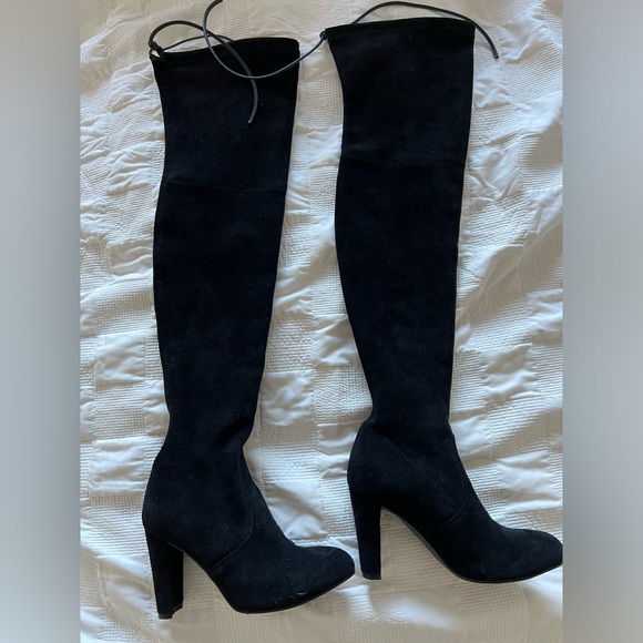 Kaitlyn Pan high boots black size 5.5 Never worn - Picture 1 of 8
